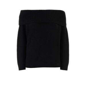 Loulou De Saison Women Black Stretch Cashmere Sibyl Sweater